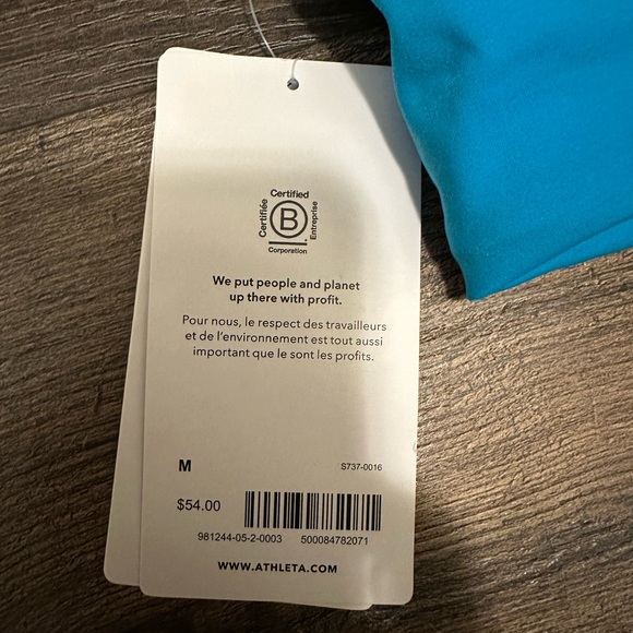 Blue Athleta Malibu Bikini Top D-DD - Picture 3 of 4